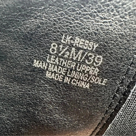 Lucky Brand Black Leather Ressy Ankle Boots Size 8.5 - Picture 13 of 15